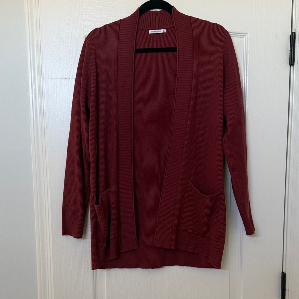 Staccato Open-Front Cardigan Sweater